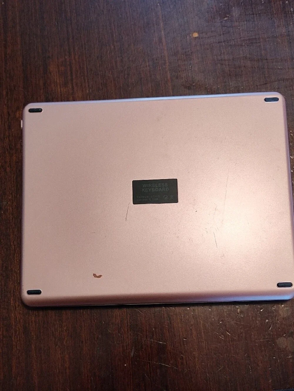 Source Unknown Rose Gold Bluetooth Tablet Keyboard Case
